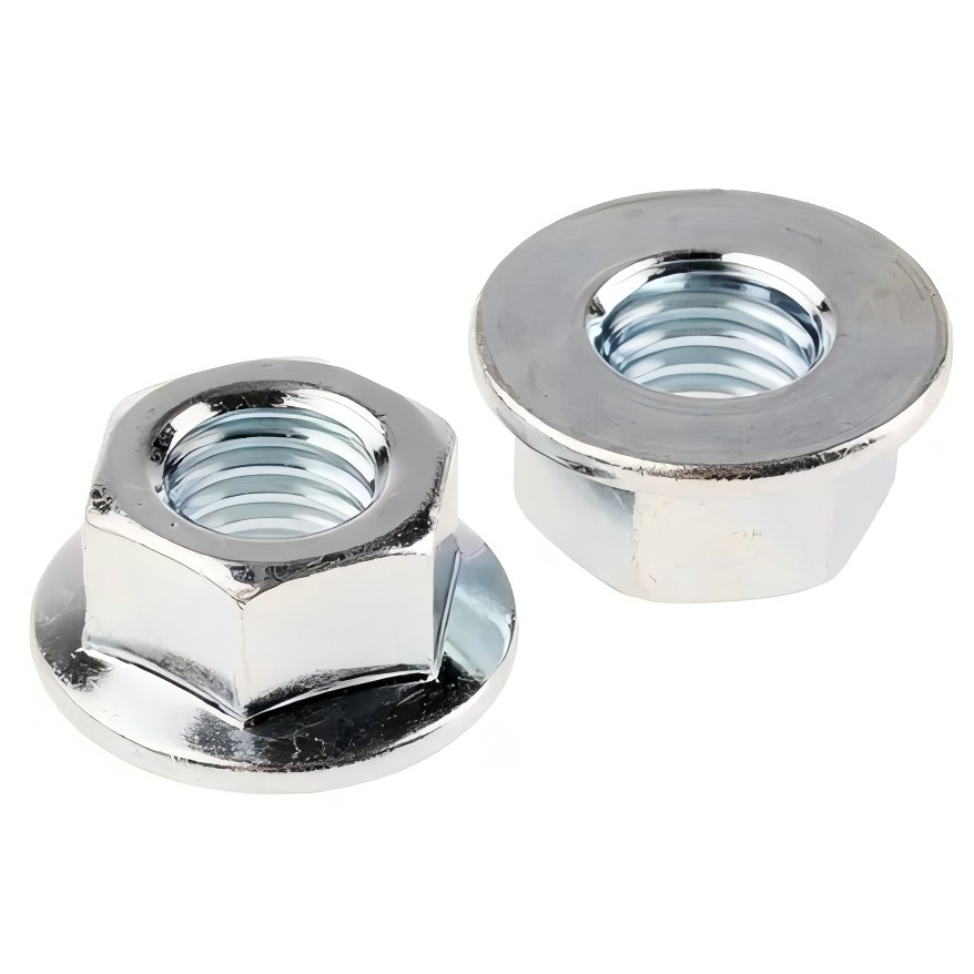 Hexagon nuts na may flange din en 1661 asme/ansi b 18.2.2 din 6923 ISO 4161 automotive fastener