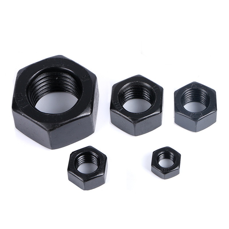 Itim na zinc at itim na oxide din 934 hex nuts, mga bahagi ng auto, pasadyang mga bahagi ng sasakyan